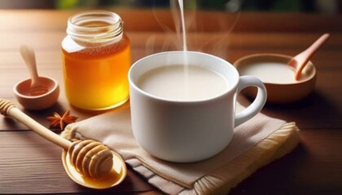 はちみつと牛乳