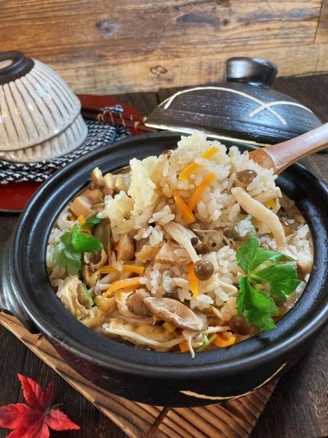 きのこ　炊き込みご飯
