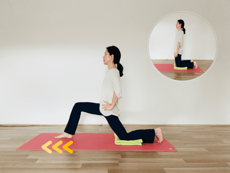 三日月のポーズ