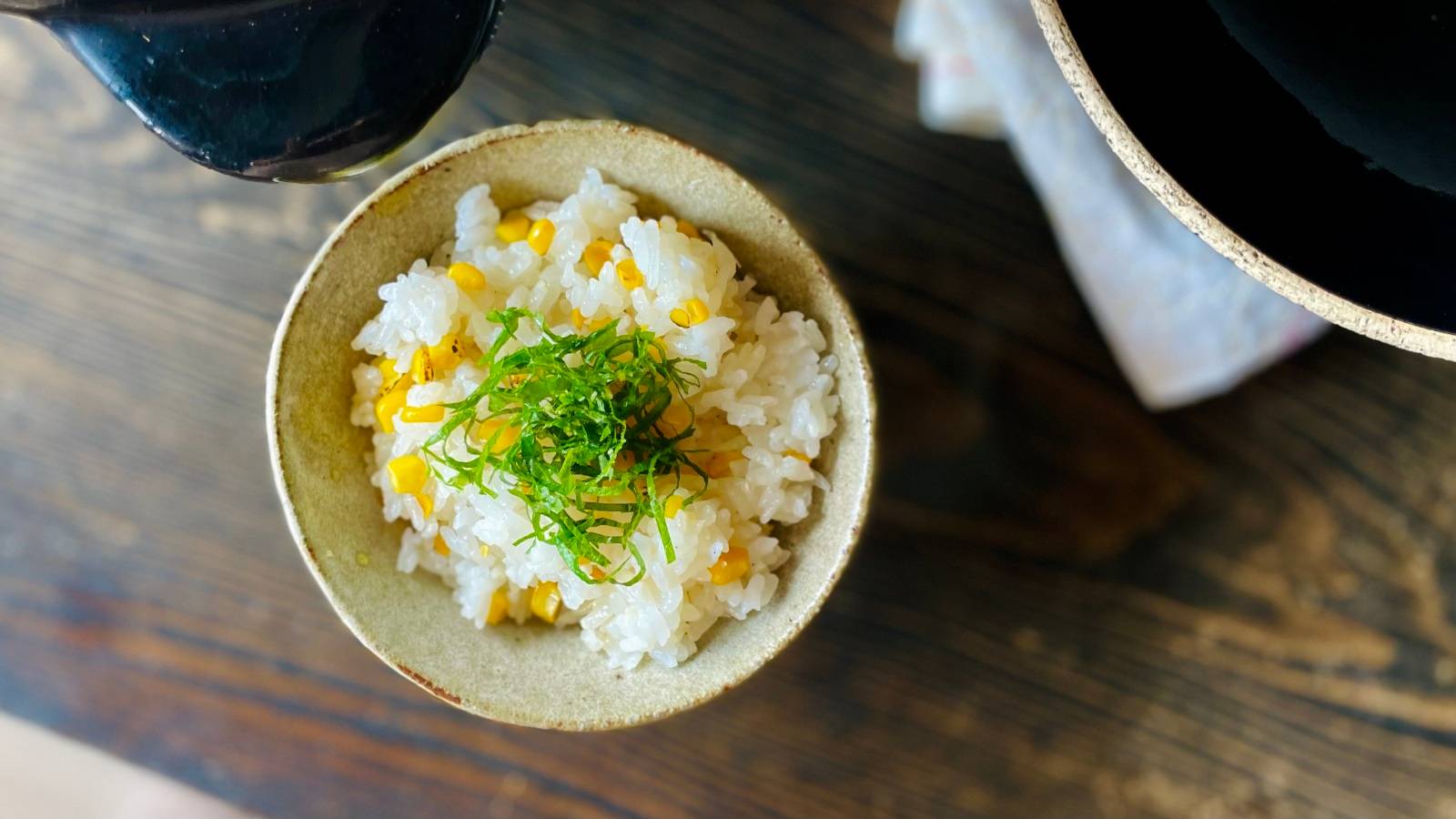 とうもろこしご飯