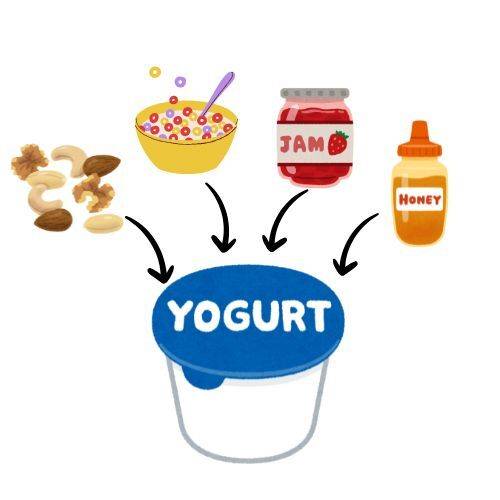 ヨーグルトトッピング多め