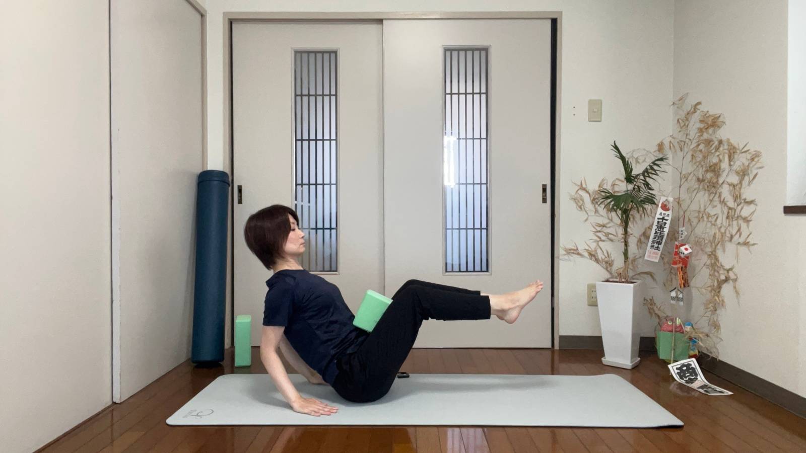 船のポーズ　アレンジ