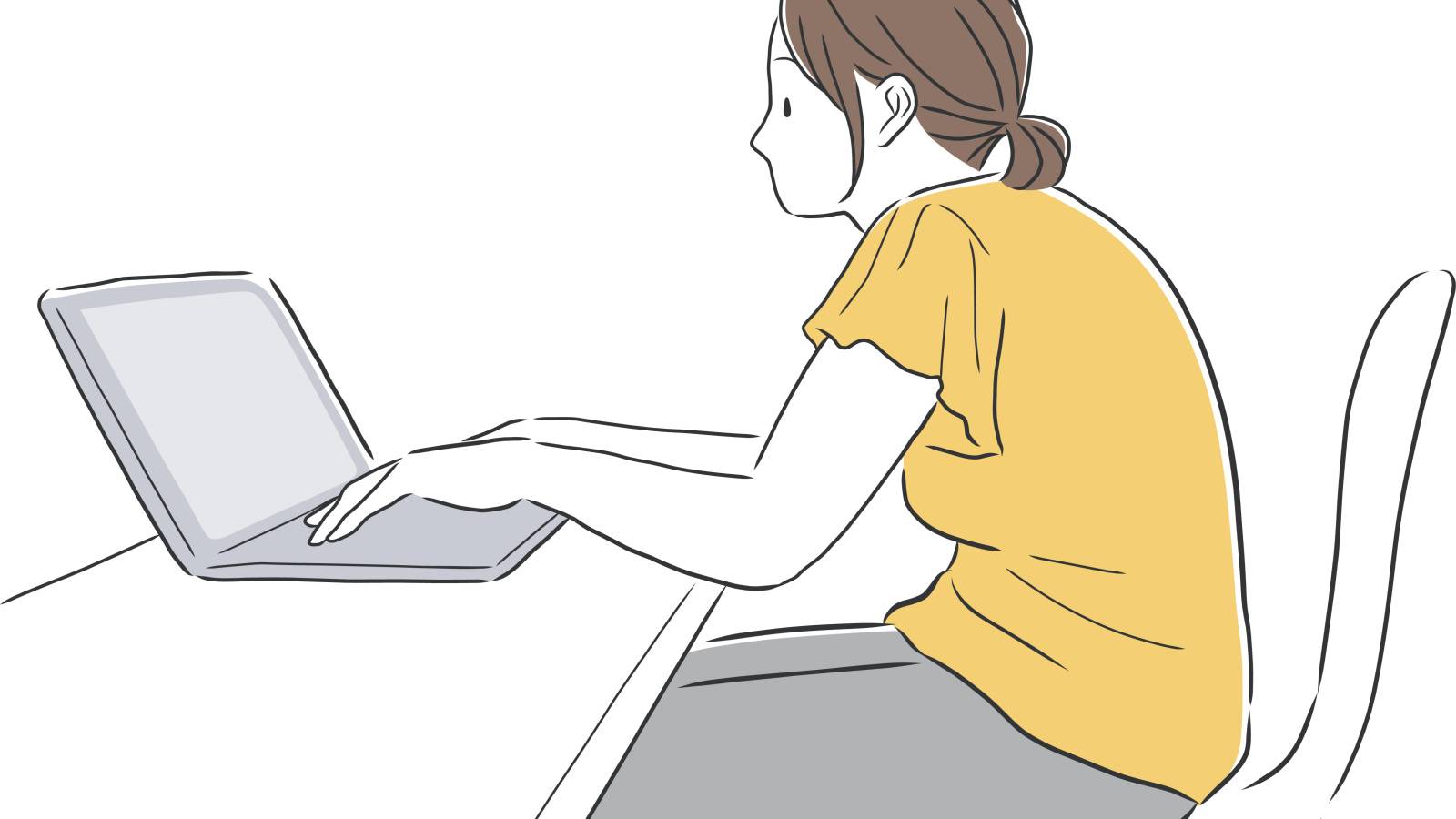 背中を伸ばすだけでは【猫背は解消しない!?】デスクワーカーにおすすめ｜１分でできる呼吸リセット