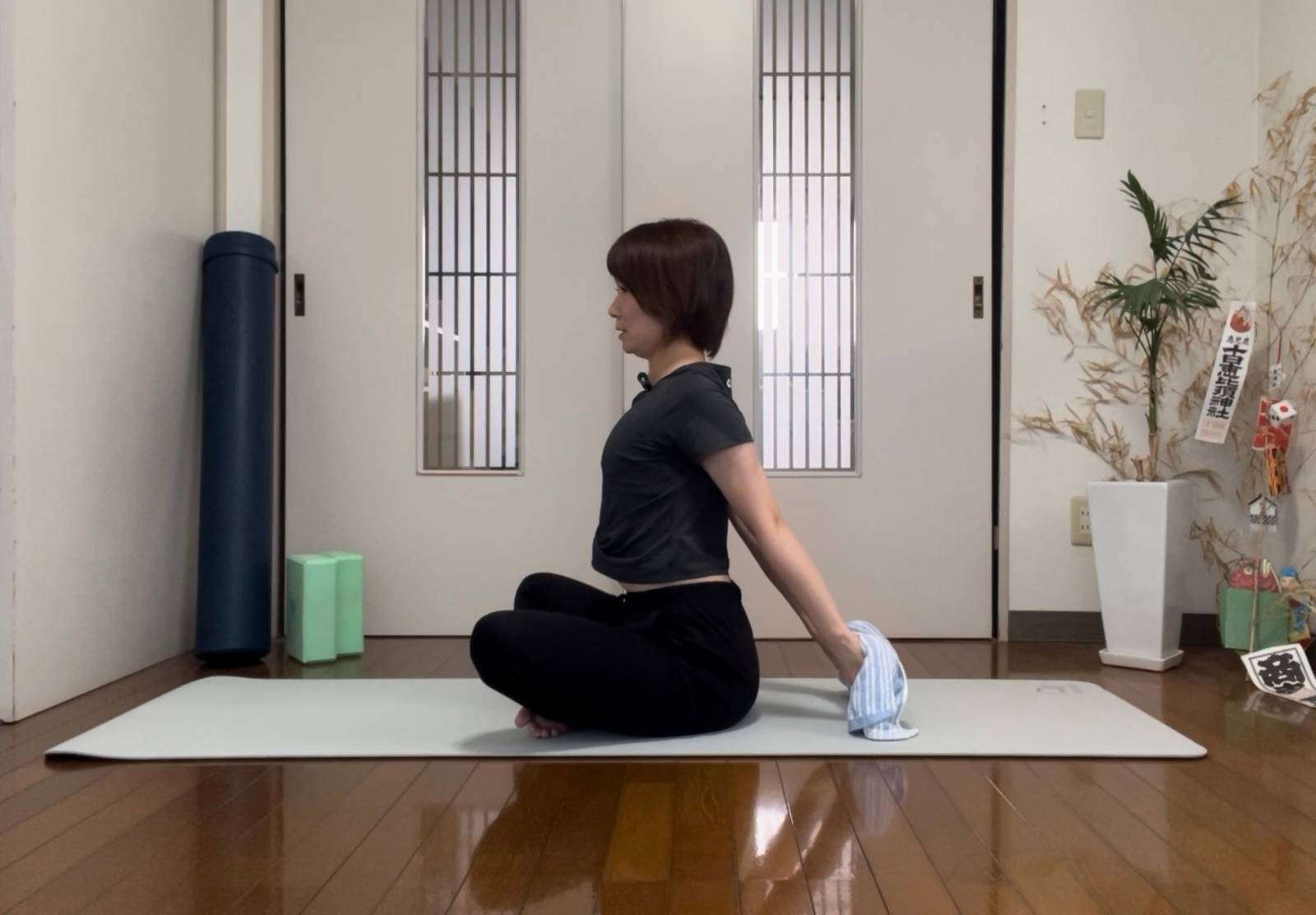 胸筋ストレッチ