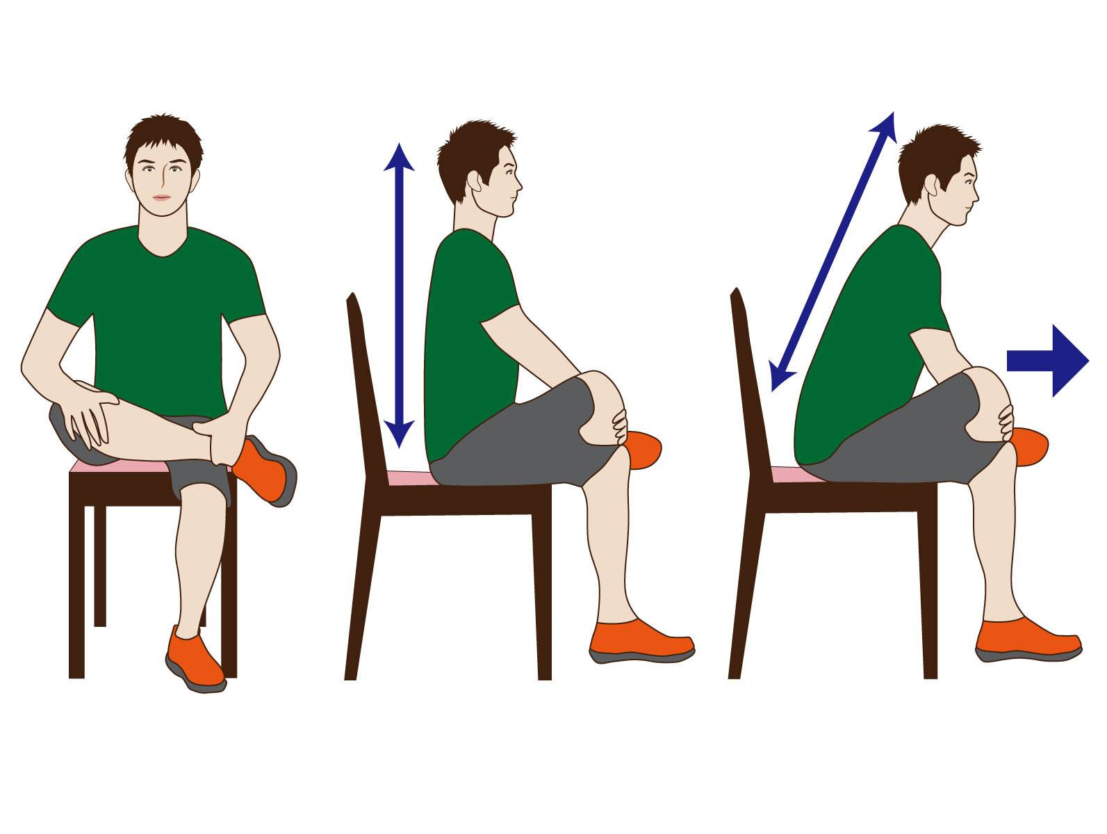 お尻ストレッチ