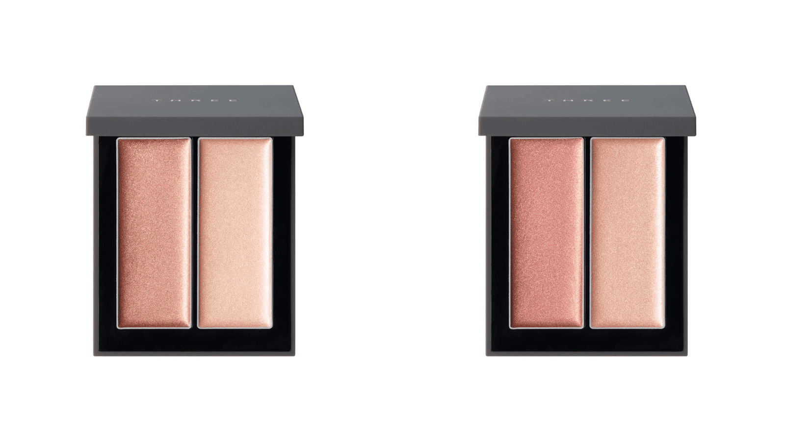 THREE シマリング グロー デュオ R 01, 02 各¥4,950（税込）／ともにTHREE  問い合わせ先：0120-898-003