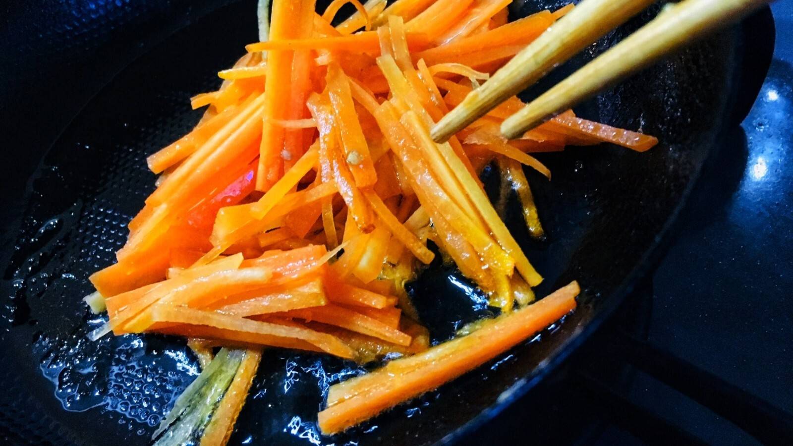 にんじんの炒め物