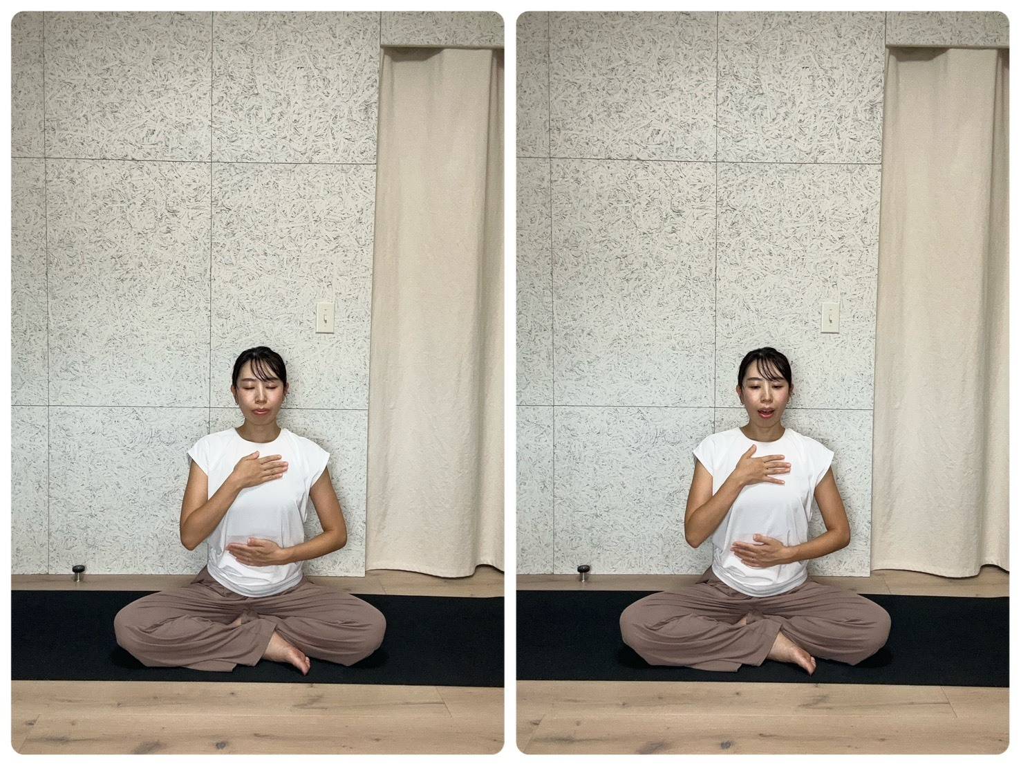 ため息の呼吸法