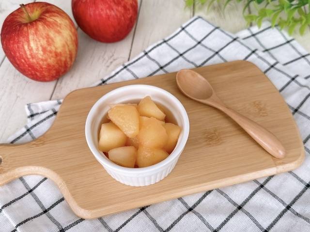 加熱りんご
