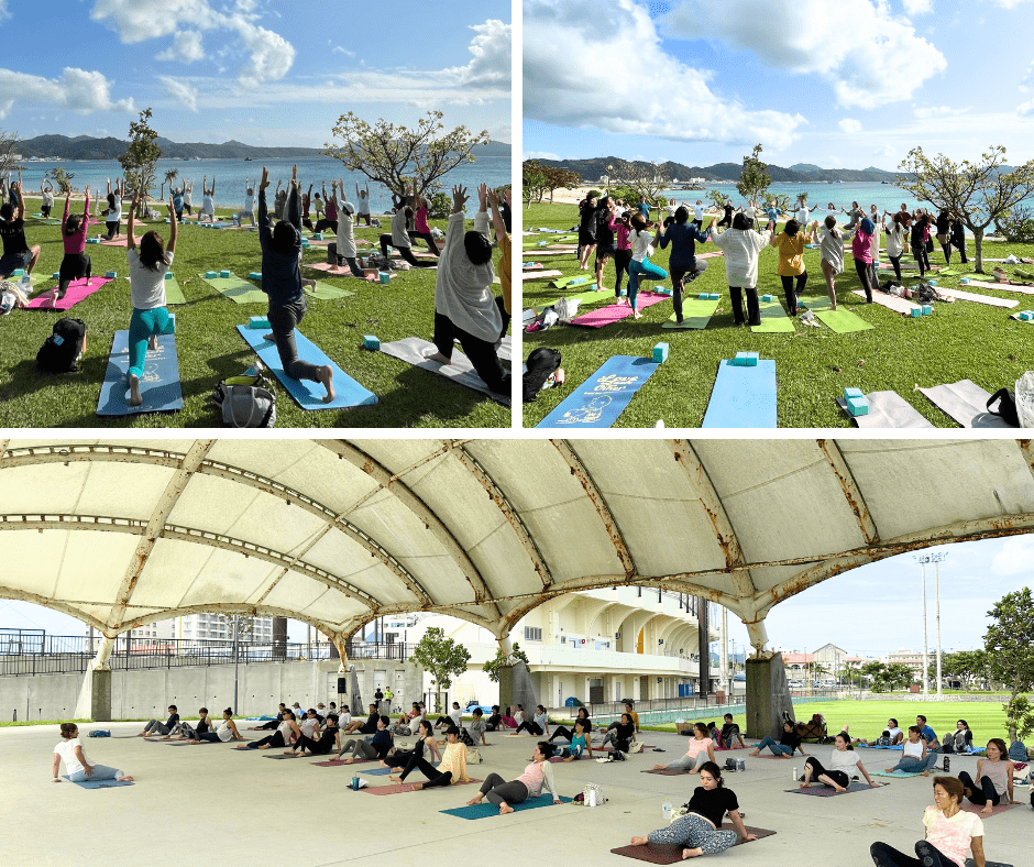 ヨガフェスタ沖縄2024の様子