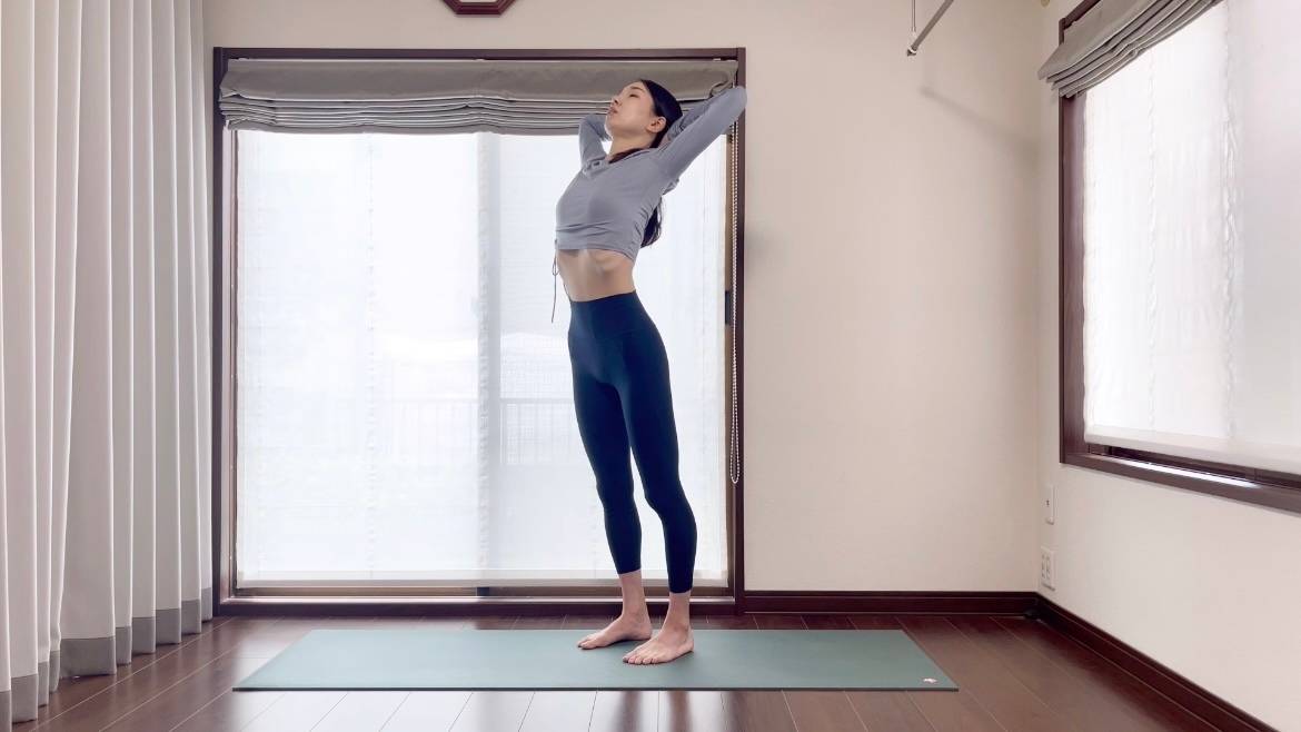 胸のストレッチ