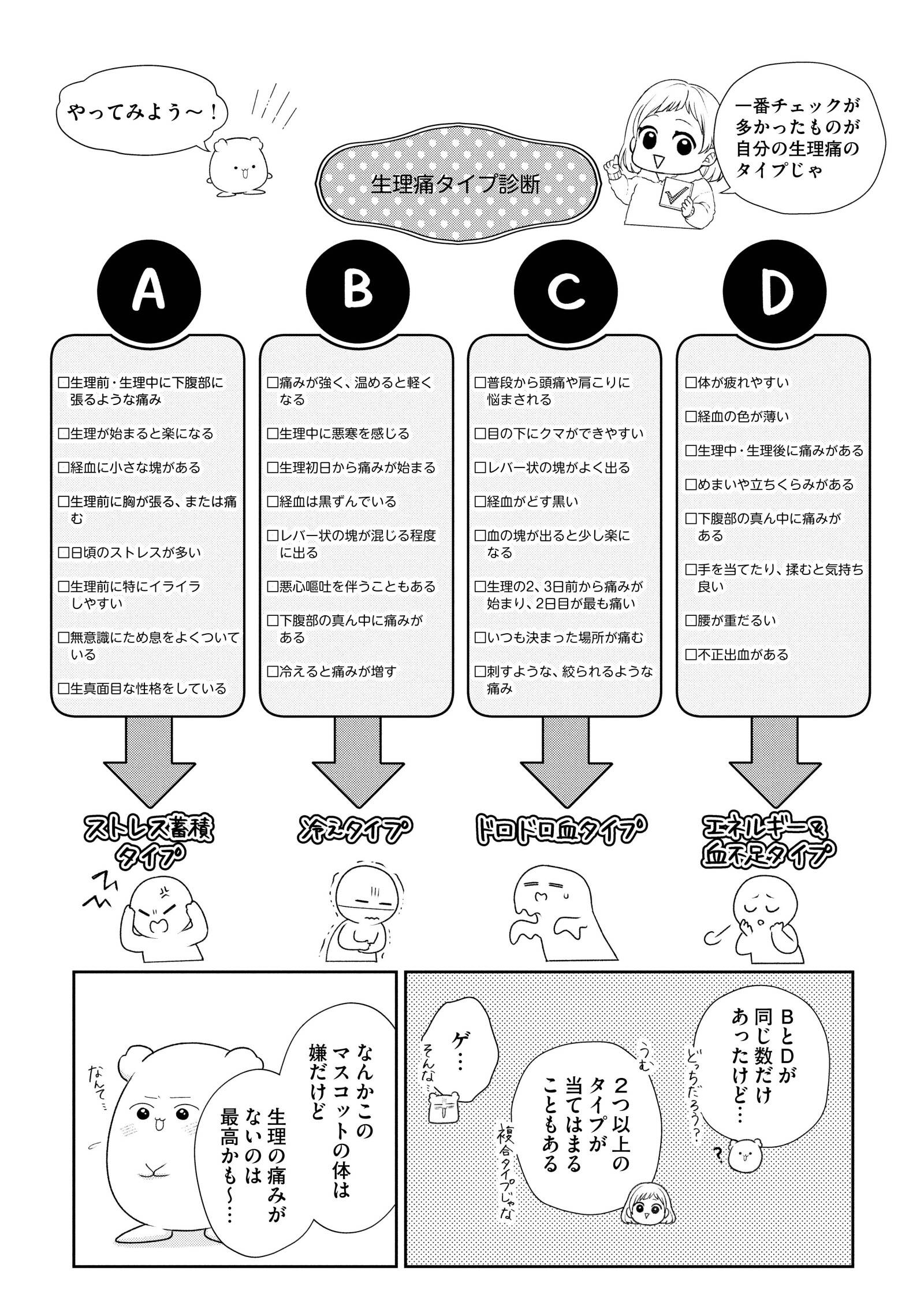 『漢方医ばーちゃんの生理が楽になる教え』(はちみつコミックエッセイ)より