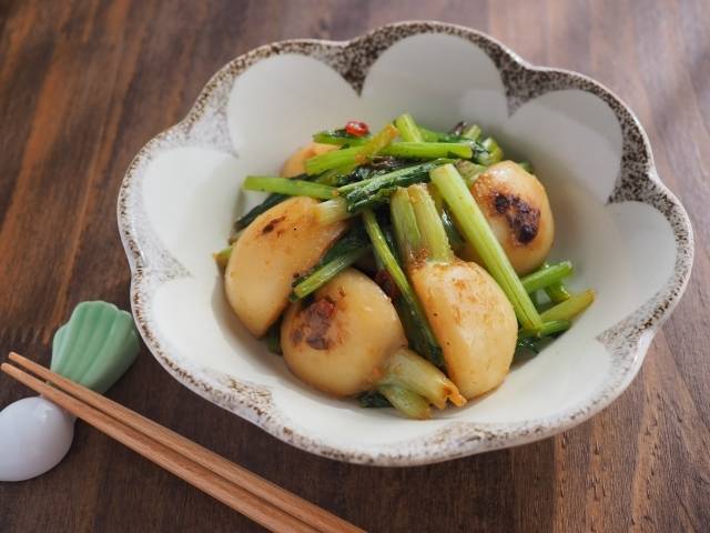 かぶ炒め物