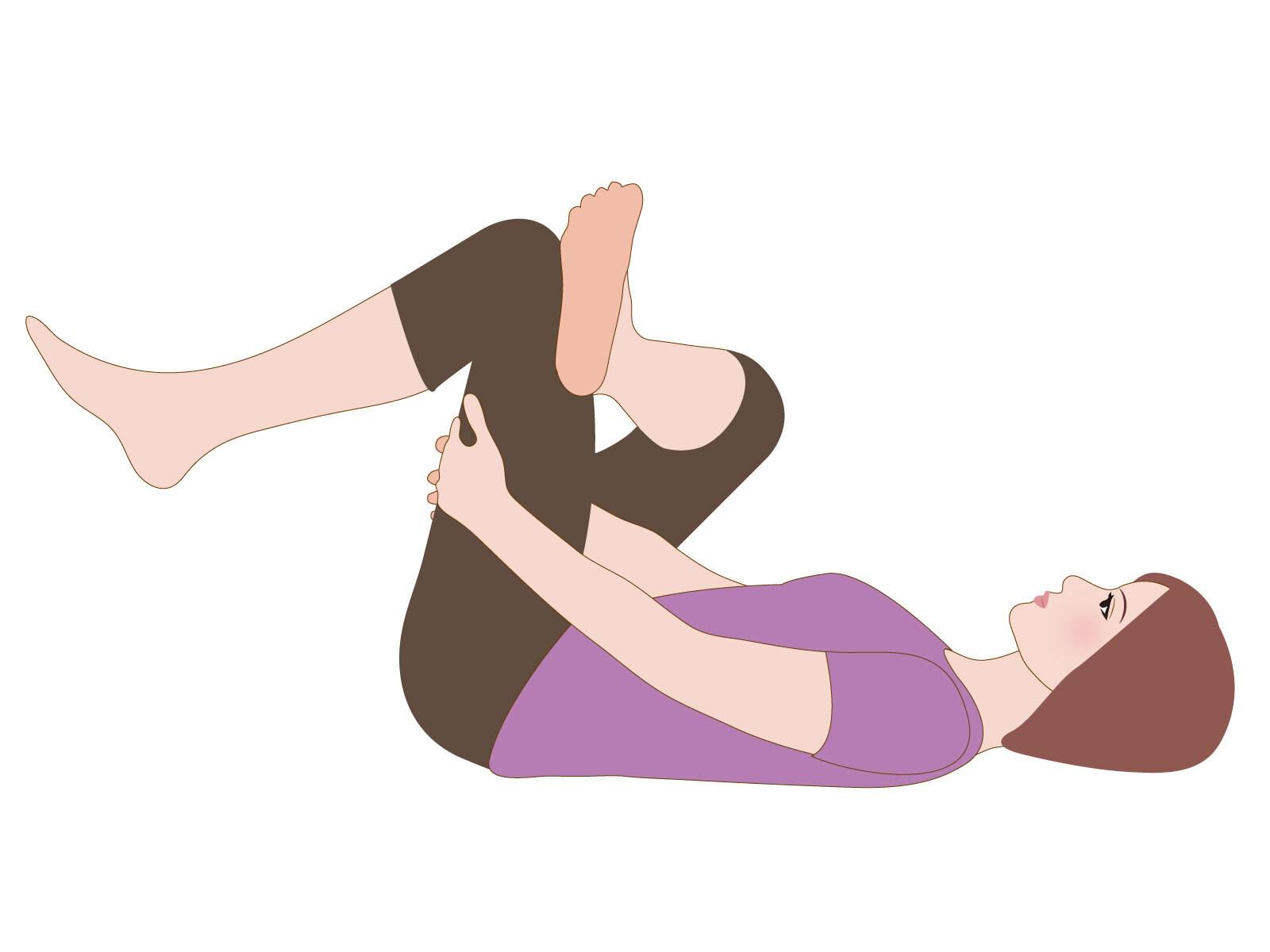 針の穴のポーズ