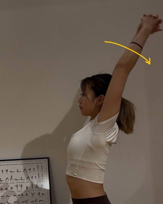 胸のストレッチ