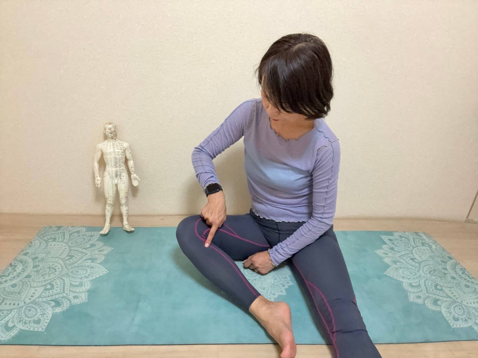 陰陵泉の場所説明写真1