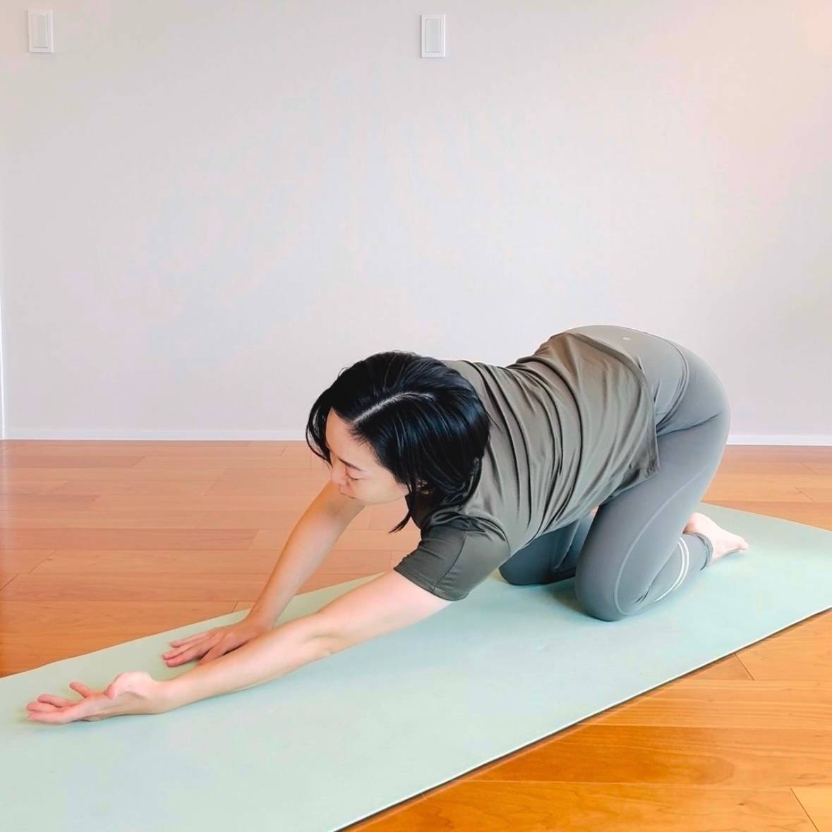 背中ストレッチ