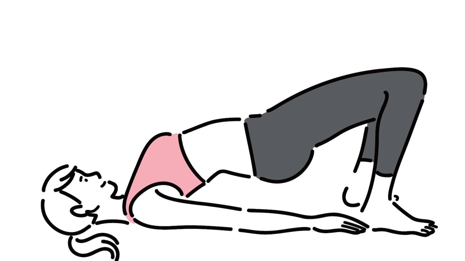 〈ヒップリフト〉ちょっとやり方を変えるだけで骨盤底筋とお尻を同時に引き上げる効果的なやり方とは？カギは〈内股〉