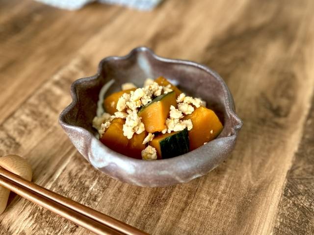 かぼちゃのそぼろ煮