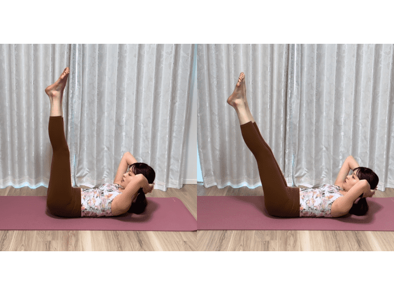 ダブルストレートレッグストレッチ