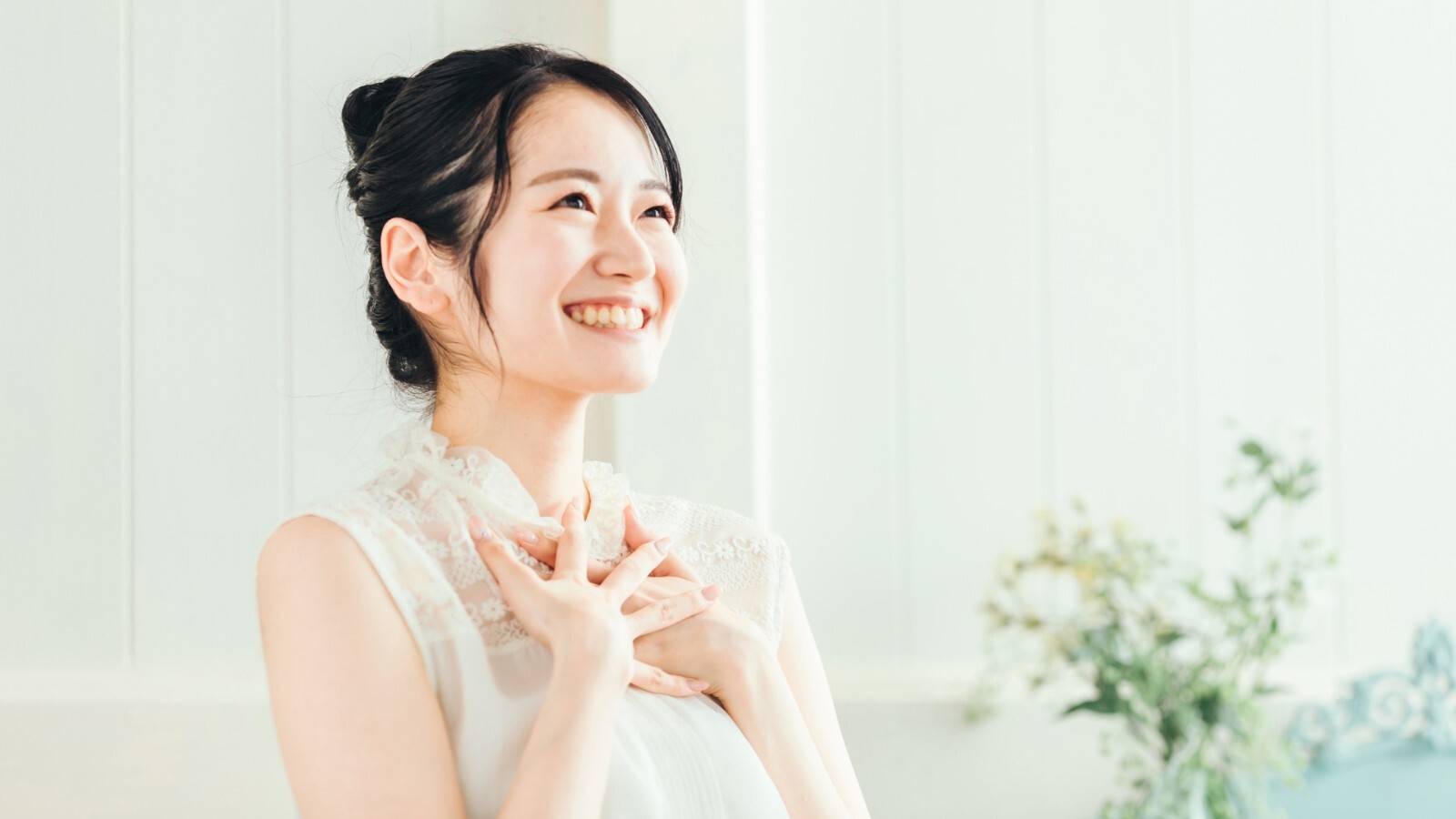 すっきりとした気分の女性