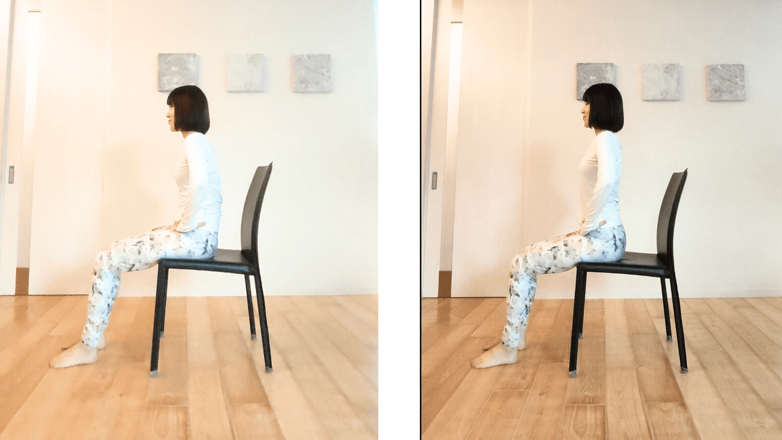 骨盤の前後ゆらゆらワーク