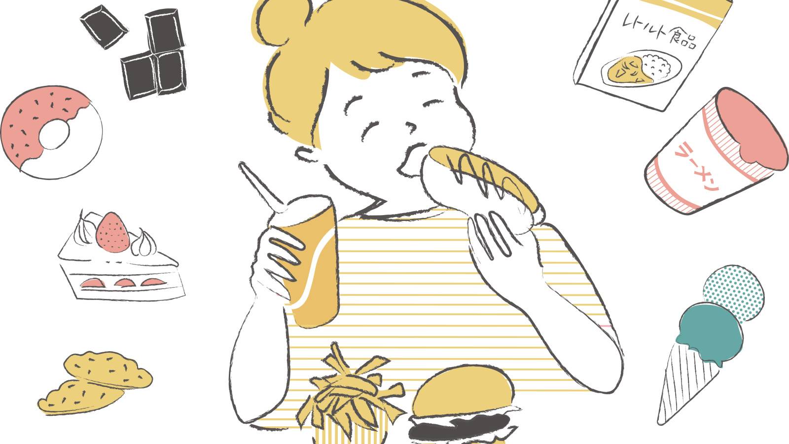  最新研究｜菓子パンやスナックの代償…超加工食品をよく食べる女性は“腸ポリープ”リスクが1.5倍 