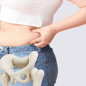 放置厳禁!ゆがんだ骨盤が“ぽっこりお腹”を育てる根本的原因と、自然な位置に取り戻す「1分エクサ」