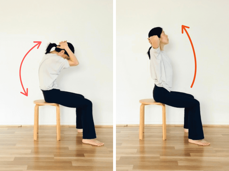 背骨ストレッチ