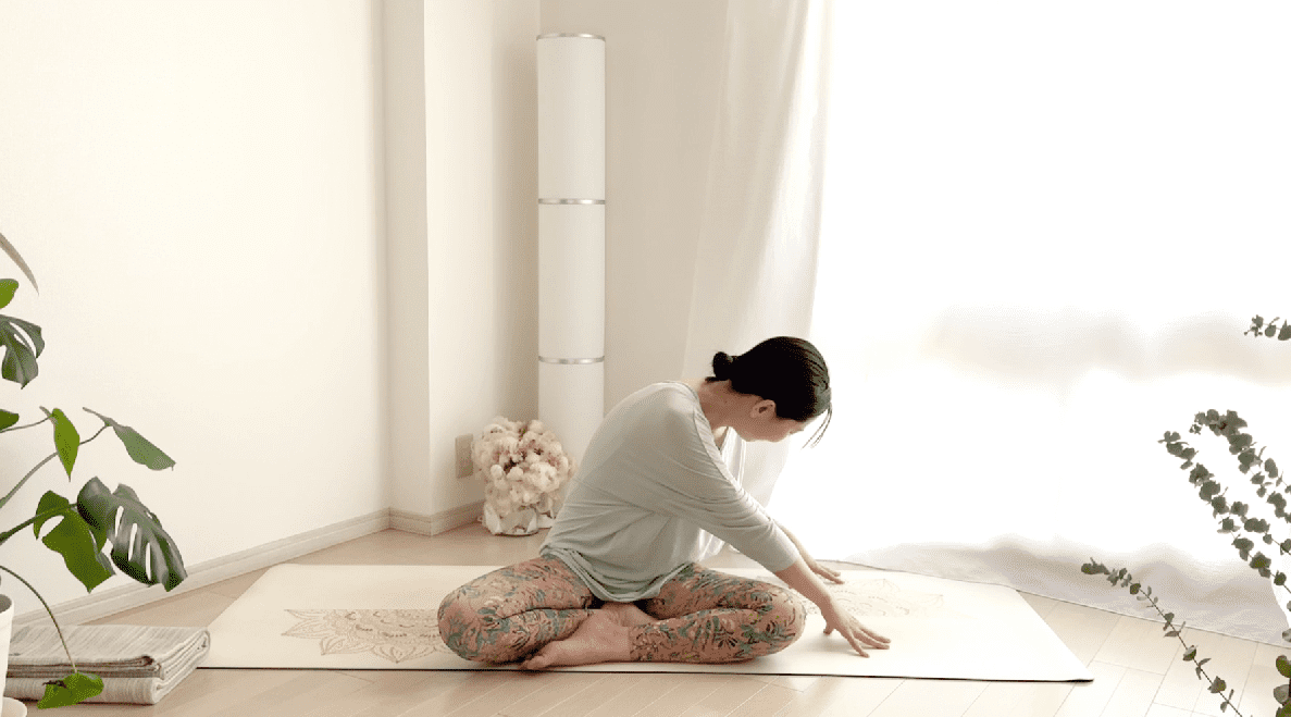 腰方形筋ストレッチ