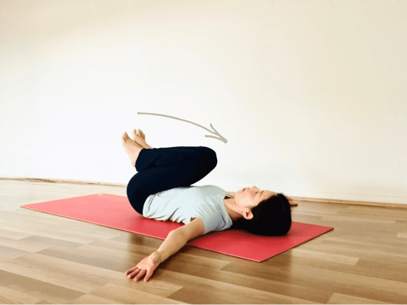 ねじりのポーズ