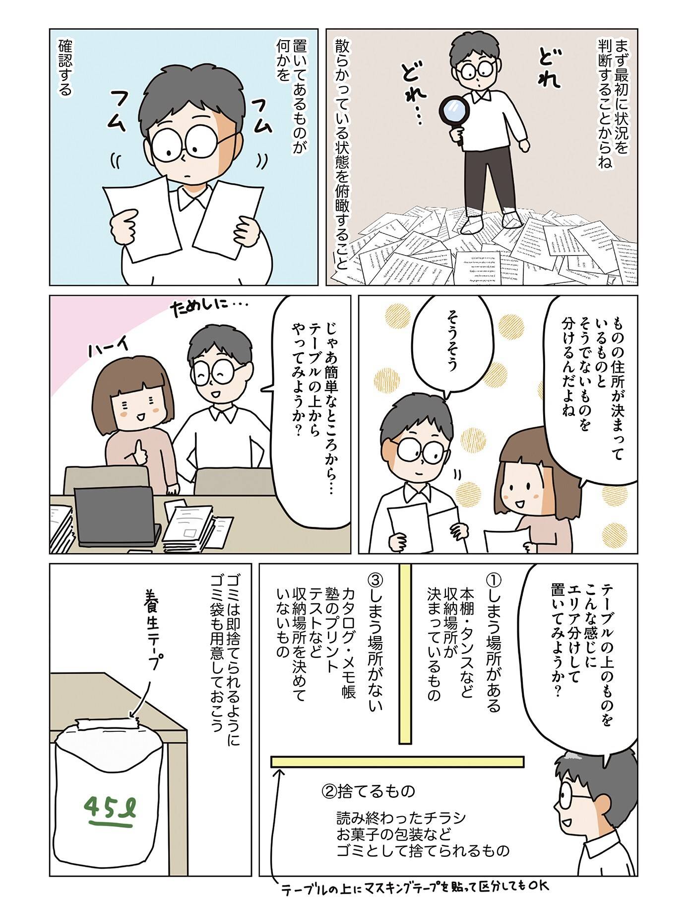 『理系夫の減らせる! 整理収納術』(はちみつコミックエッセイ)より