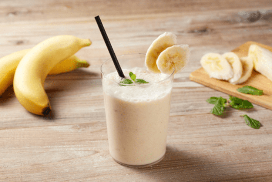 バナナ豆乳スムージー