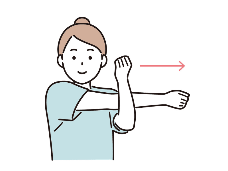 肩こりストレチ