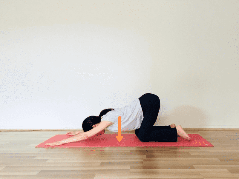 背骨ストレッチ