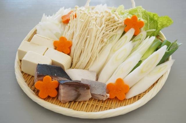鍋の食材のイメージ