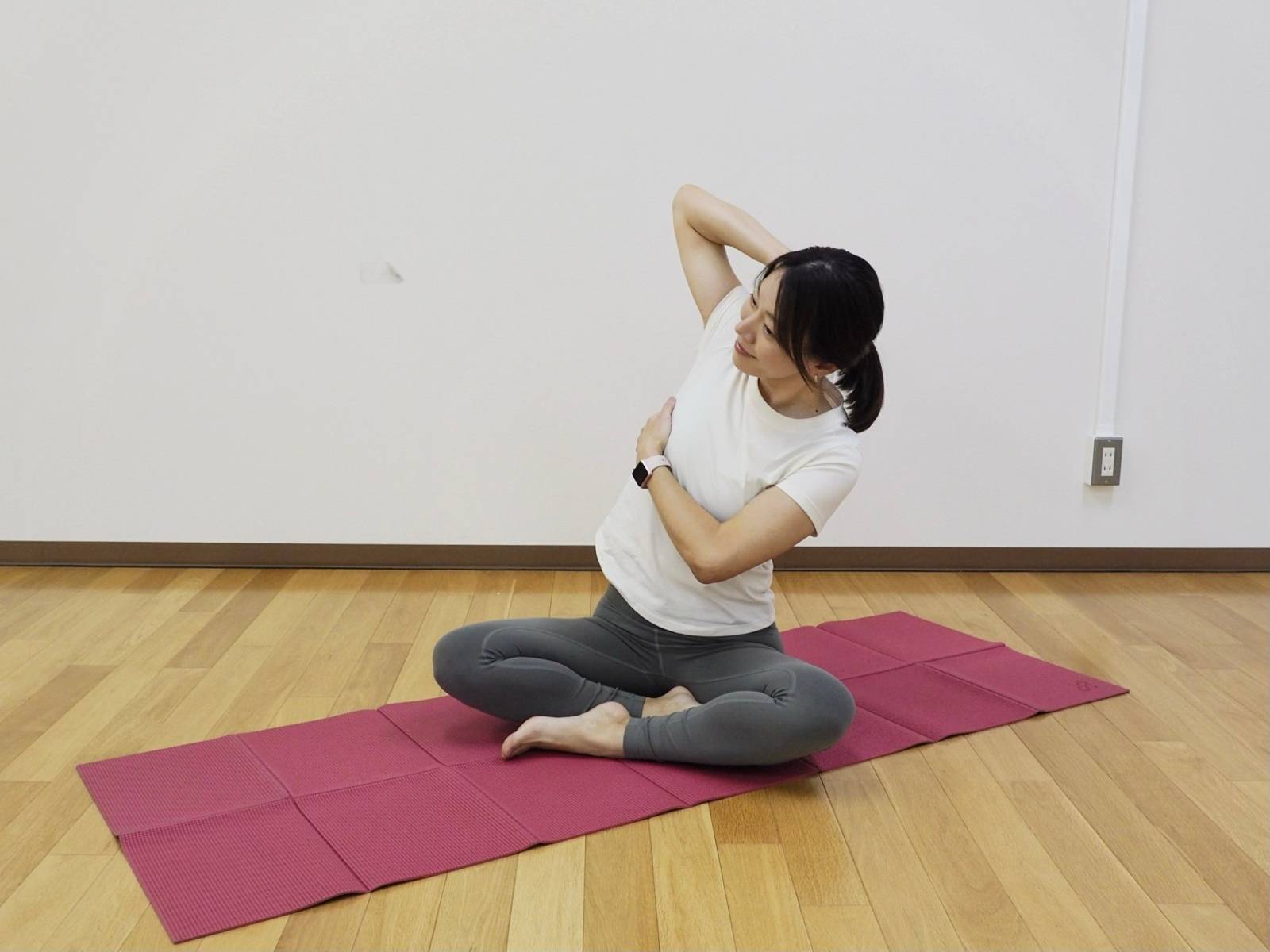 脇ストレッチ②