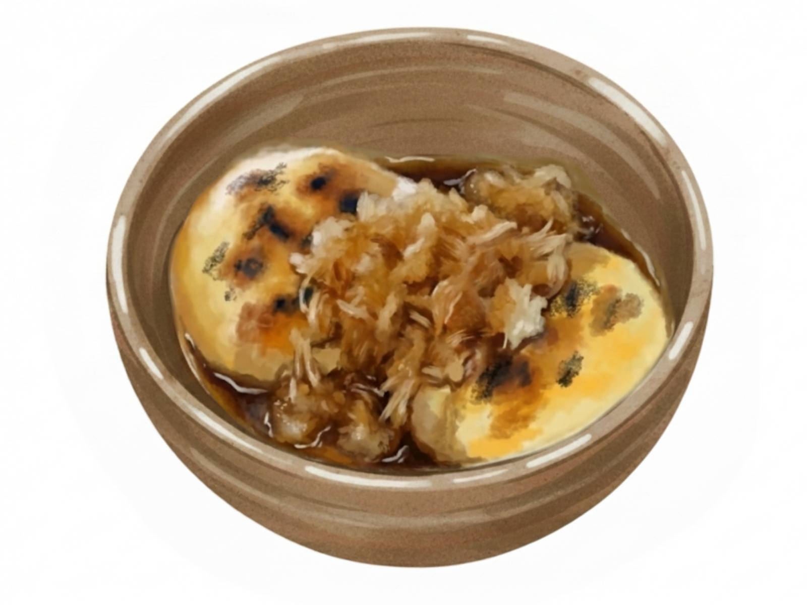 焼き餅におろし