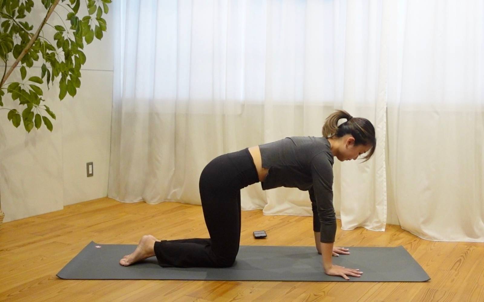 肩甲骨ストレッチ