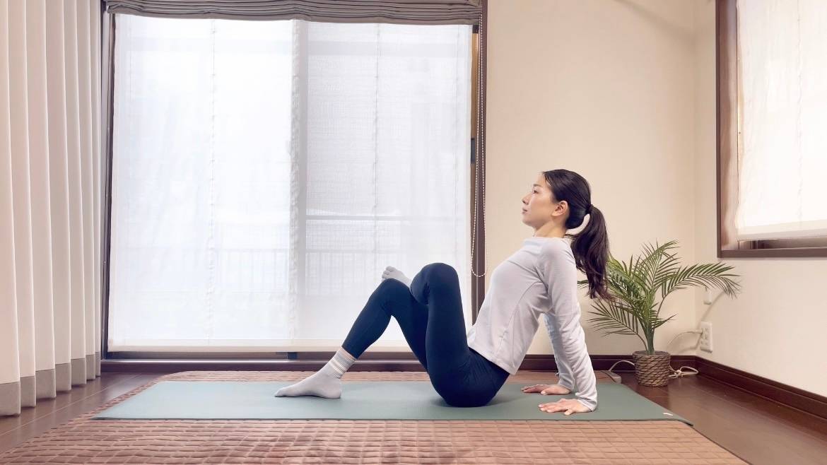 お尻のストレッチ