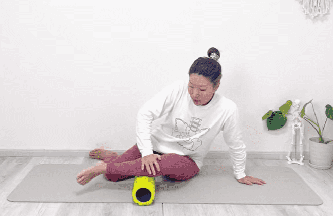 ふくらはぎの外ほぐし