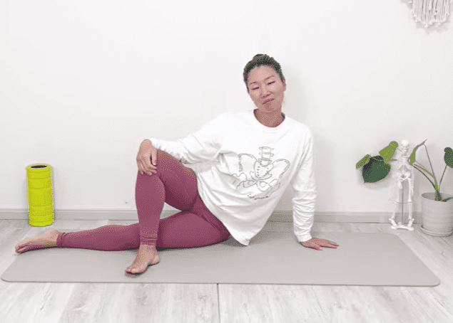 体側ストレッチ