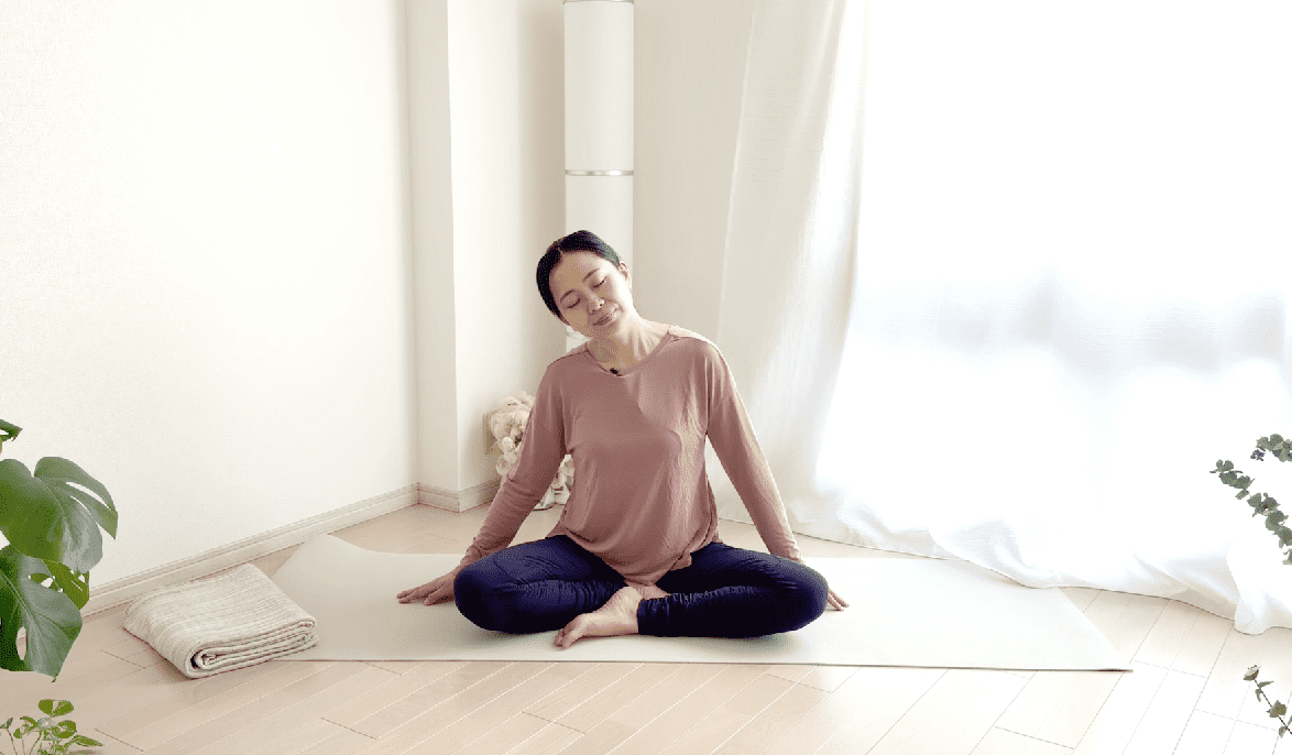 僧帽筋ストレッチ