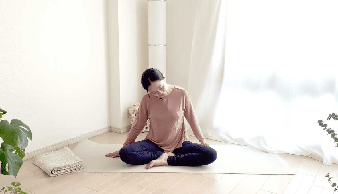 僧帽筋ストレッチ