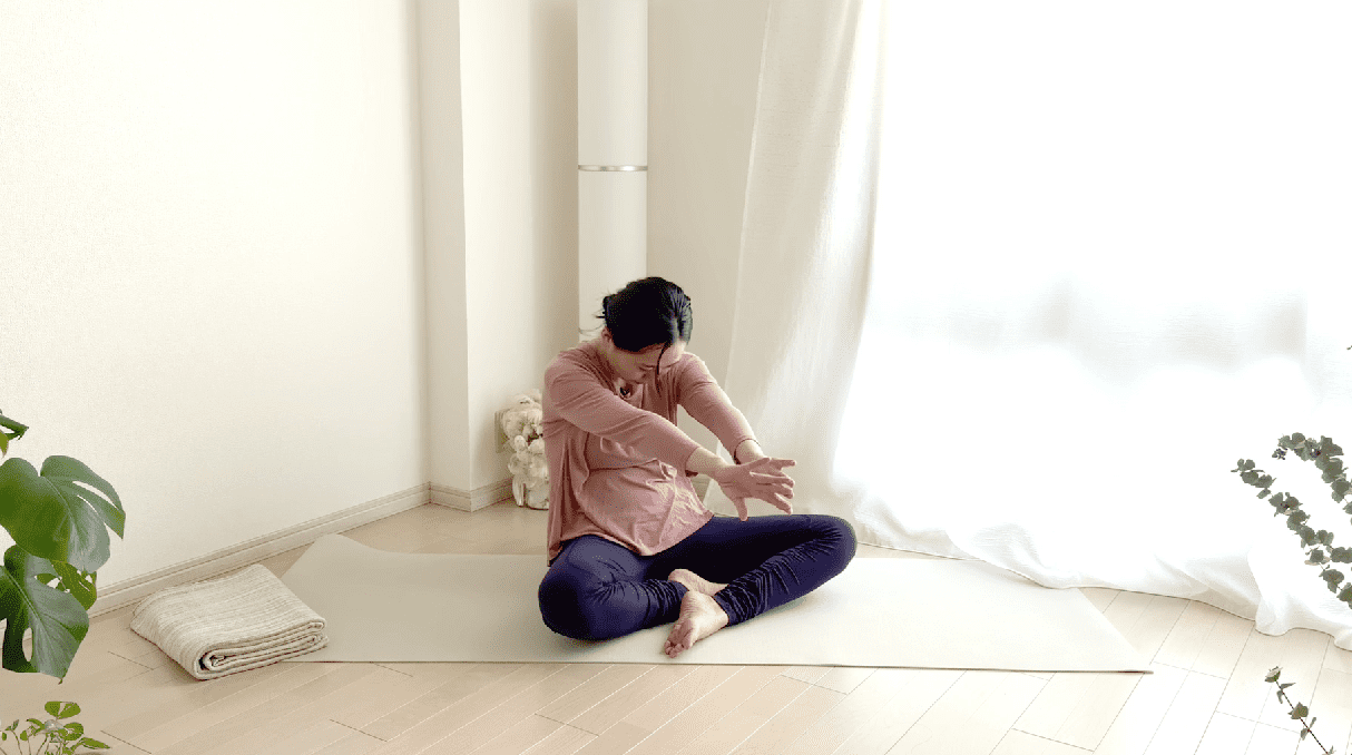 僧帽筋ストレッチ