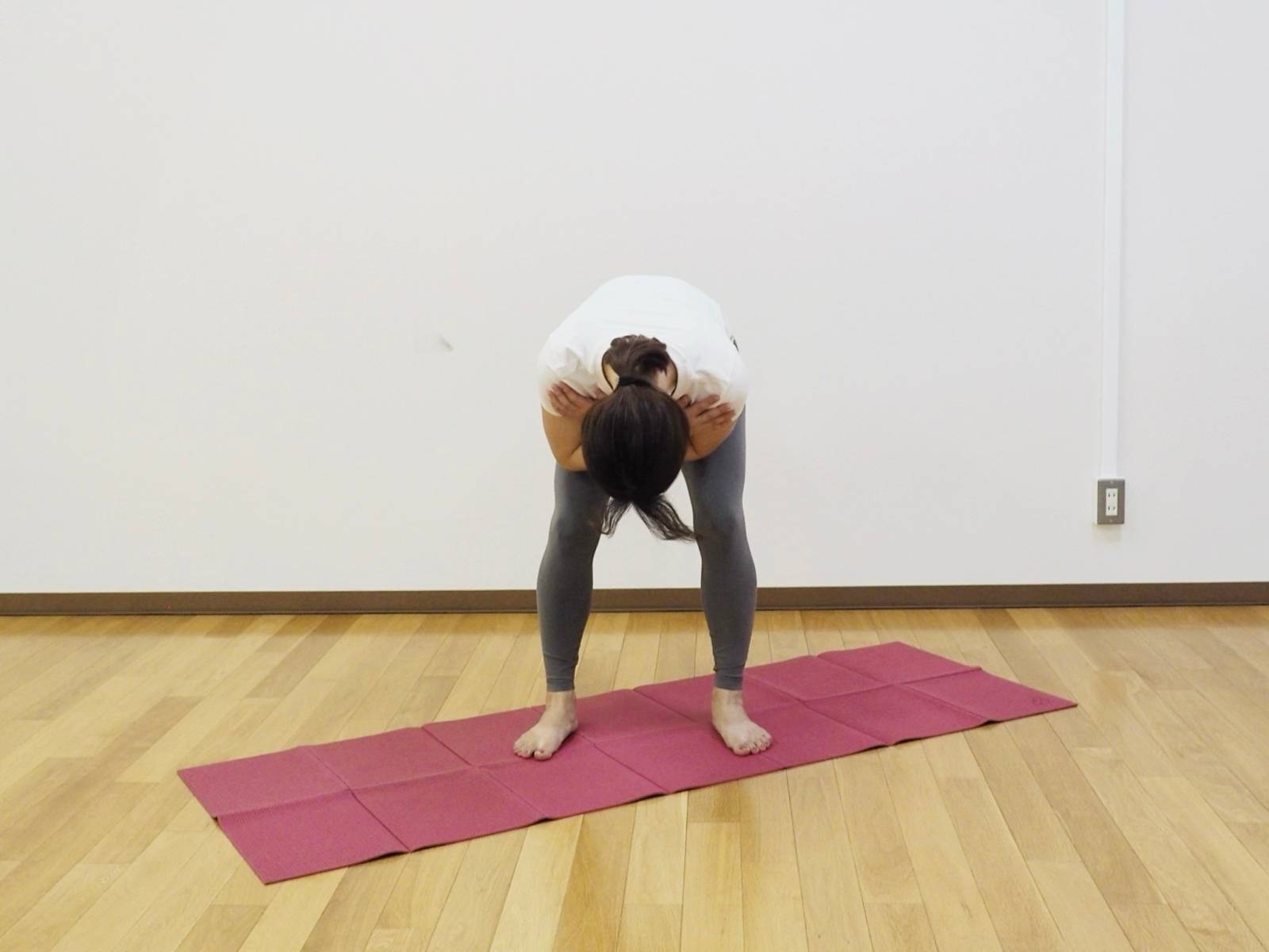 ぶら下がり・背中ストレッチ②