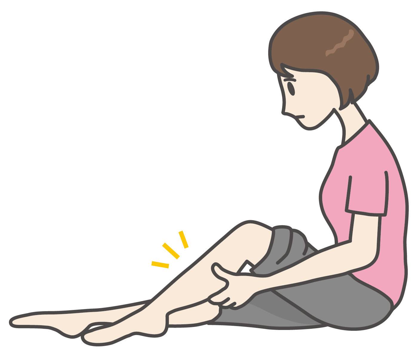 脚の浮腫のイメージ