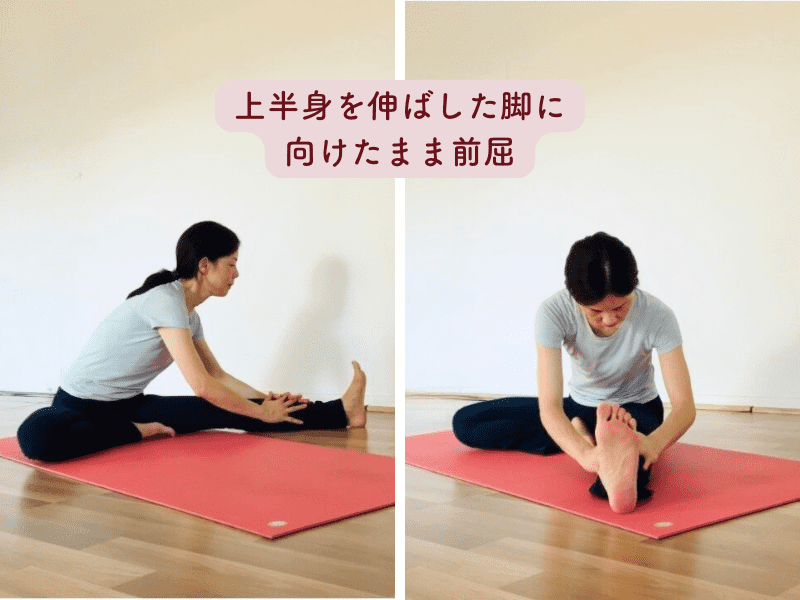 前屈ストレッチ