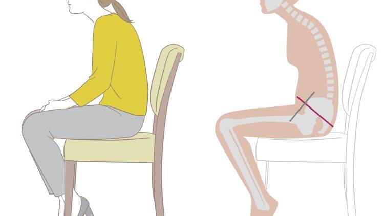 「座りすぎは寿命が縮む！」→1分でいいからこれやって。椅子を使った姿勢改善チェアヨガ