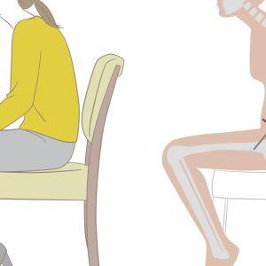 「座りすぎは寿命が縮む！」→1分でいいからこれやって。椅子を使った姿勢改善チェアヨガ